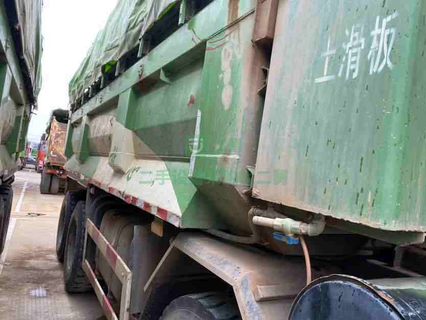 江西出售二手八成新的江淮格爾發(fā)國五前四后八環(huán)保車廂自卸車