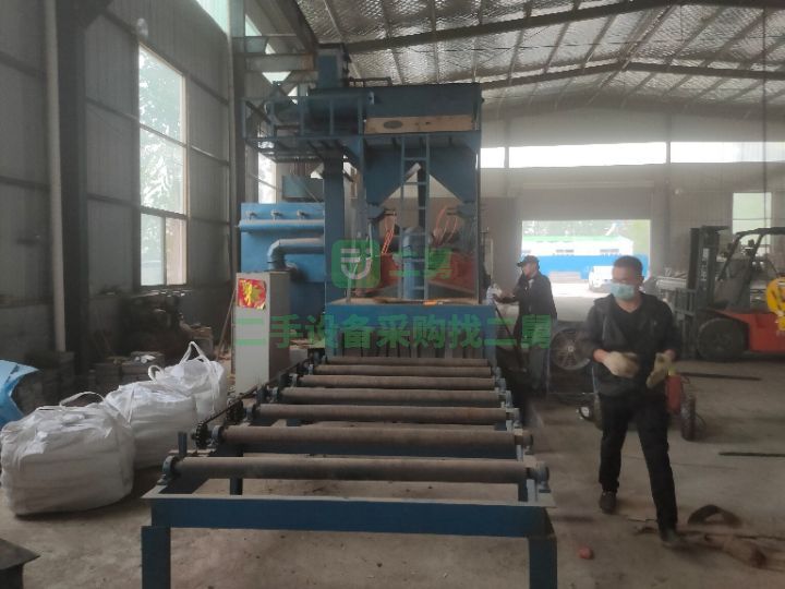 出售1.7米乘400江蘇產通過試型材鐵板專用拋丸機