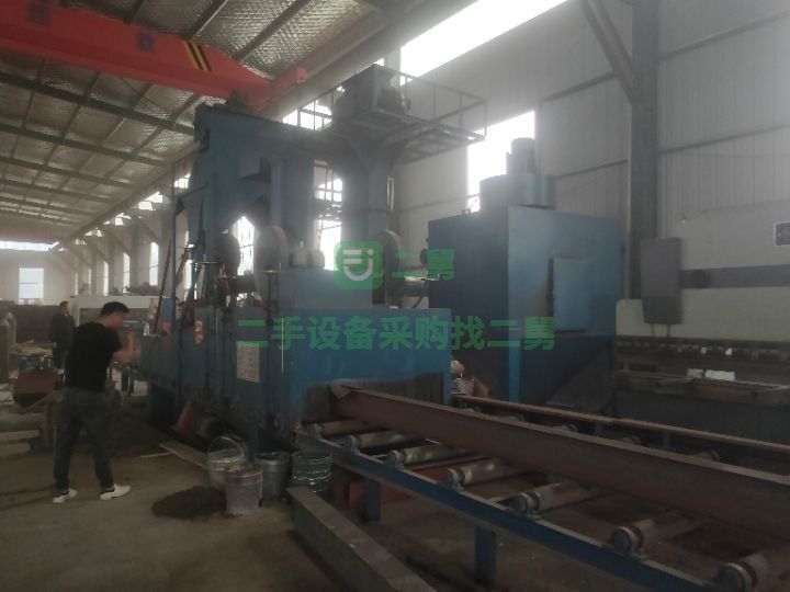 出售1.7米乘400江蘇產通過試型材鐵板專用拋丸機