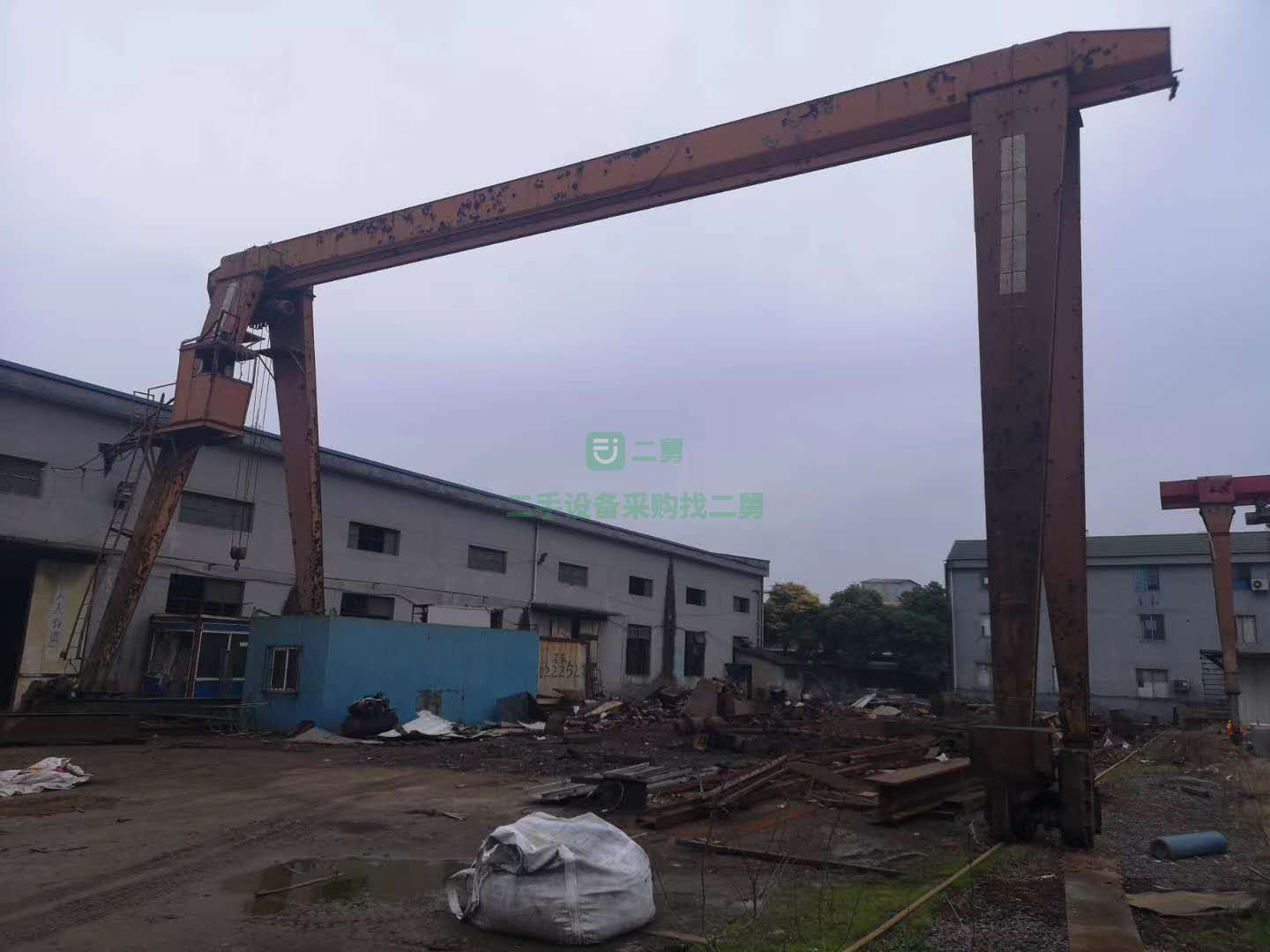 低價處理16噸二手門式起重機