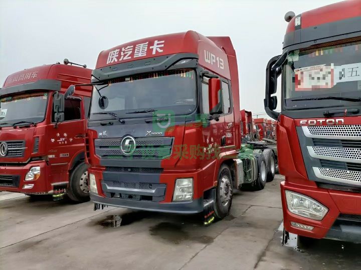 出售轉讓17年二手德龍X3000牽引車國五排放500馬力