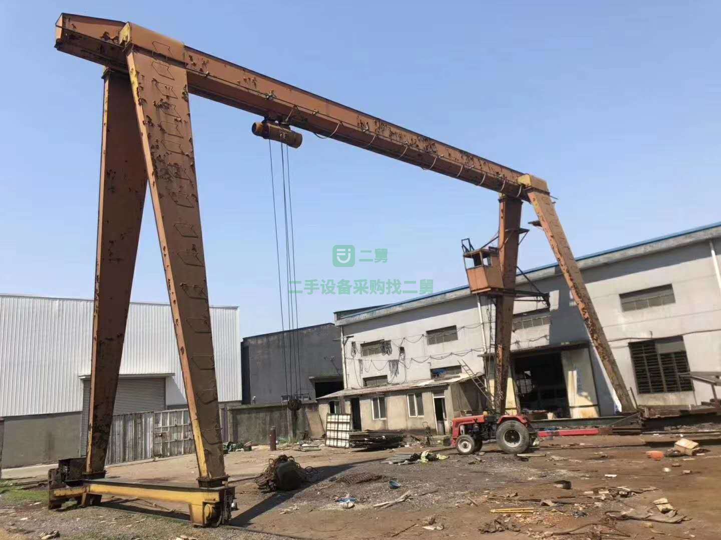 低價處理16噸二手門式起重機