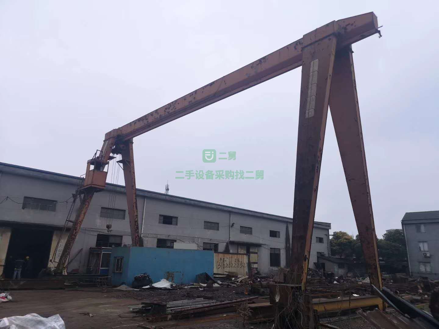 低價處理16噸二手門式起重機