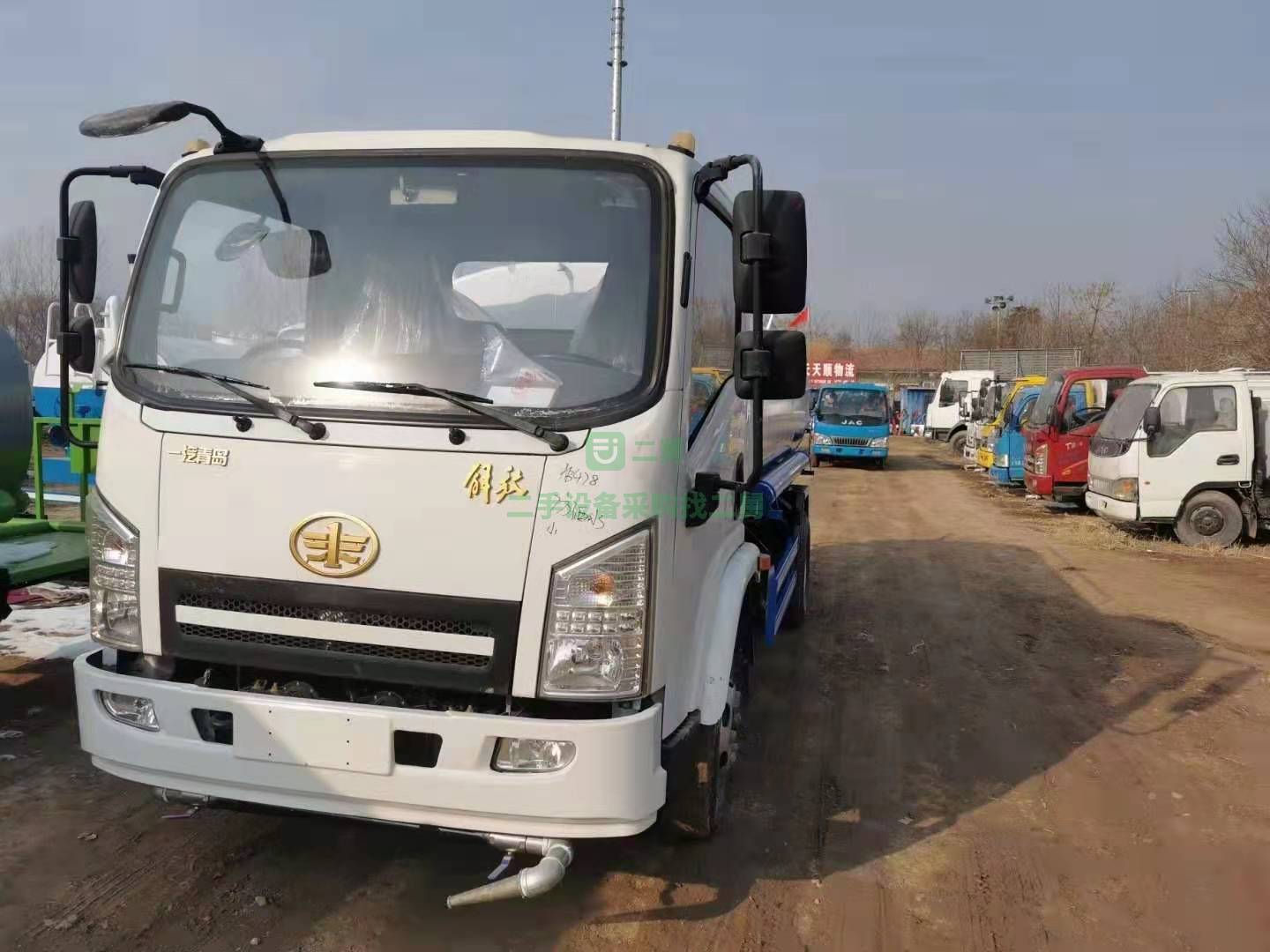 出售質保一年的一汽解放6立方灑水車