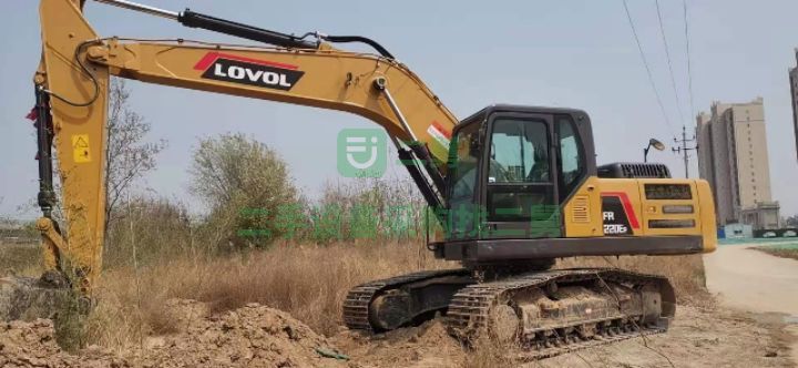 河北出售二手九成新的雷沃220E2挖掘機