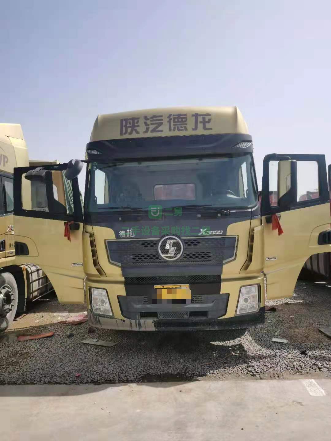 出售五套19年5月德龍X3000牽引車頭配2020年4月9.5米一體后翻自卸掛