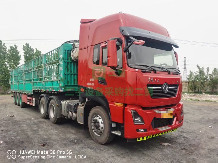 出售牽引車一年四個月東風天龍KL450雷諾雙臂鎖