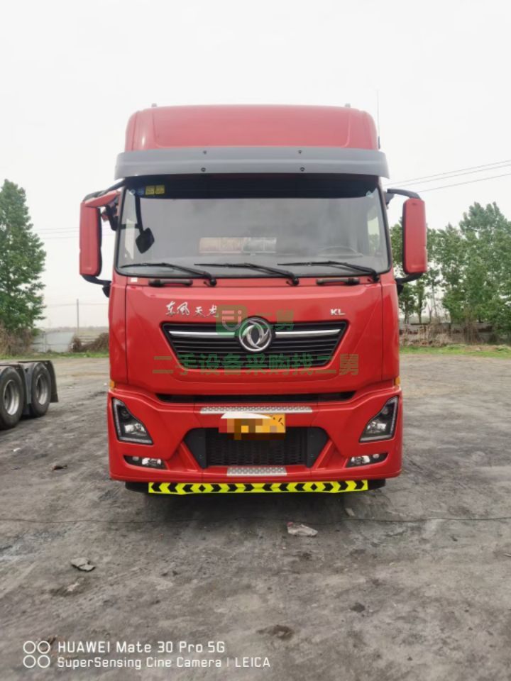 出售牽引車一年四個月東風天龍KL450雷諾雙臂鎖