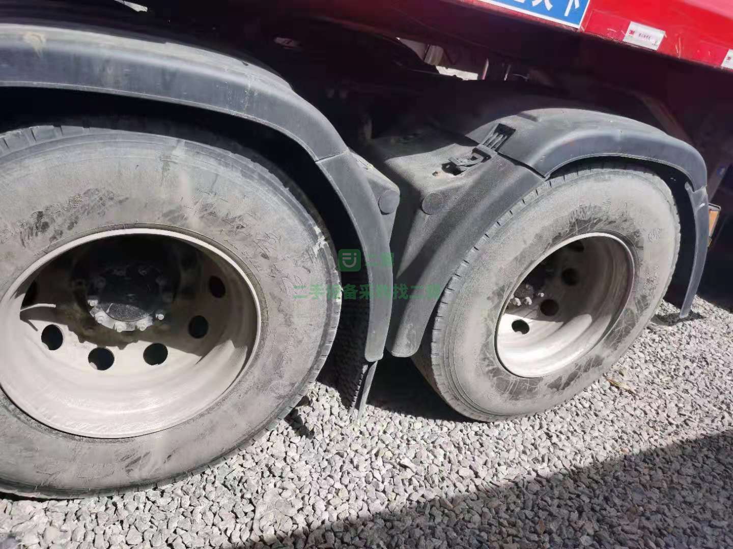 出售五套19年5月德龍X3000牽引車頭配2020年4月9.5米一體后翻自卸掛