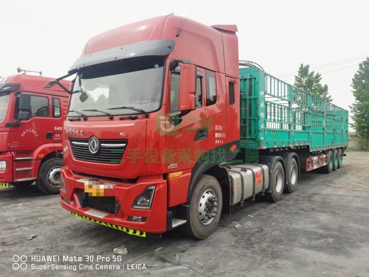 出售牽引車一年四個月東風天龍KL450雷諾雙臂鎖