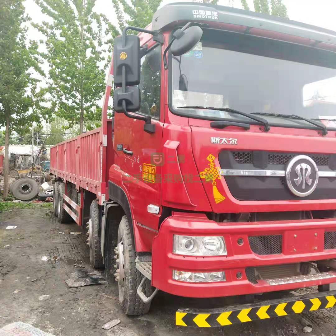 出售一臺新到18年前四后八9.6米平板貨車，車況精品不是原版退雙倍