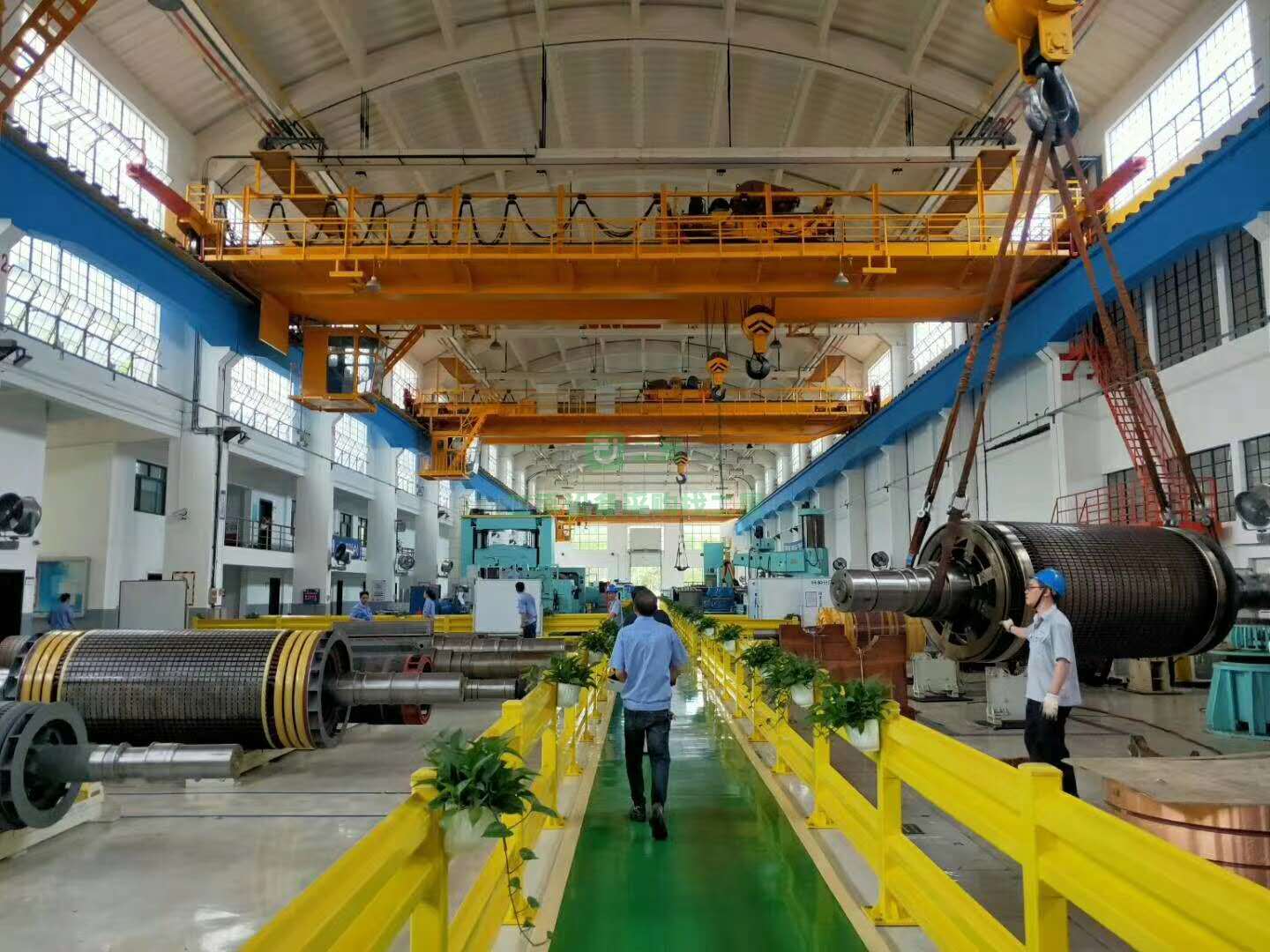 出售二手50噸雙梁行車，跨度22.5米