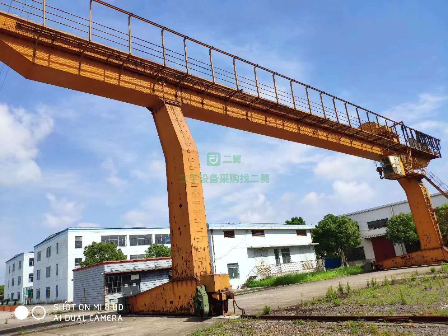出售二手50噸雙主梁龍門吊