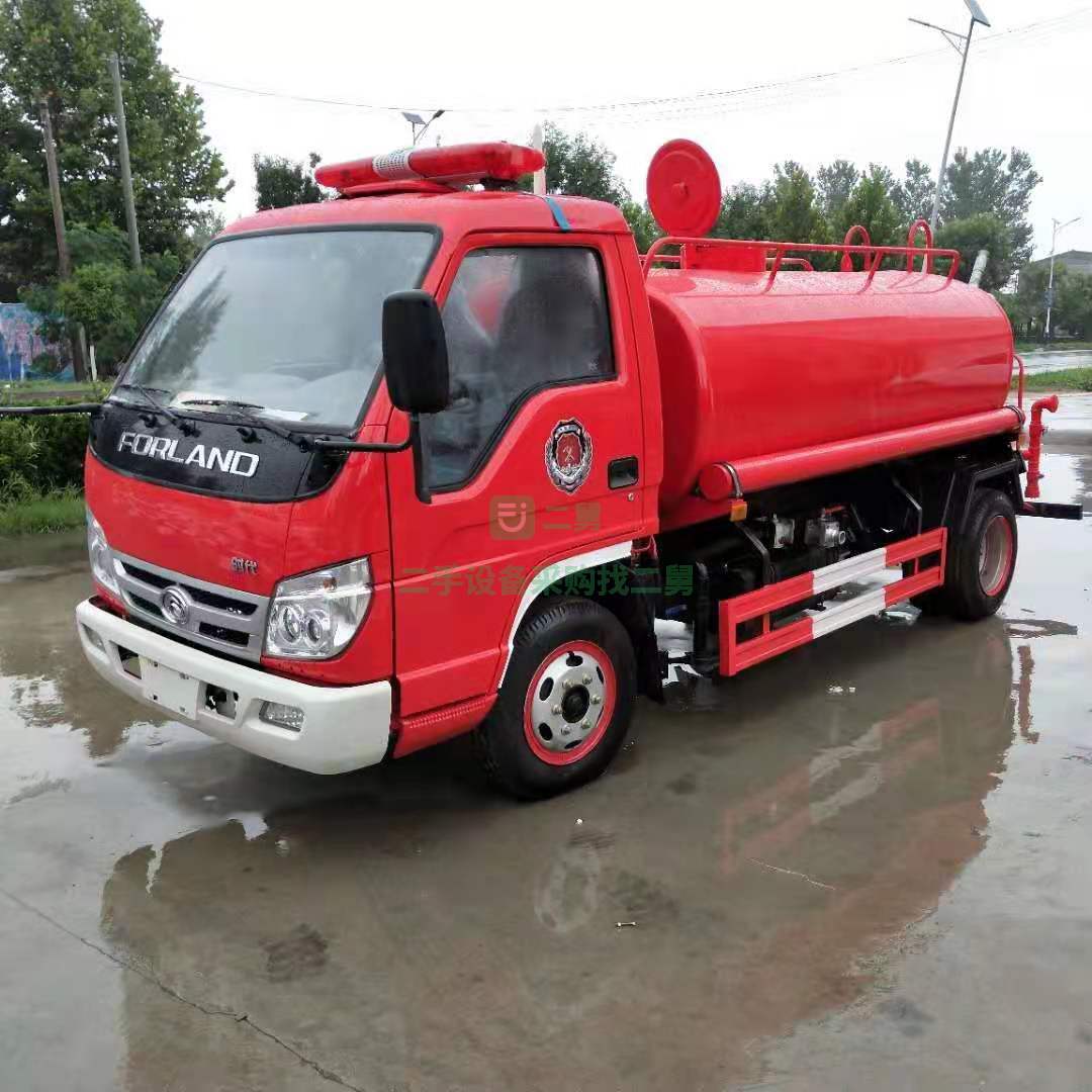 處理一臺5噸消防灑水車，價格便宜 先到先得