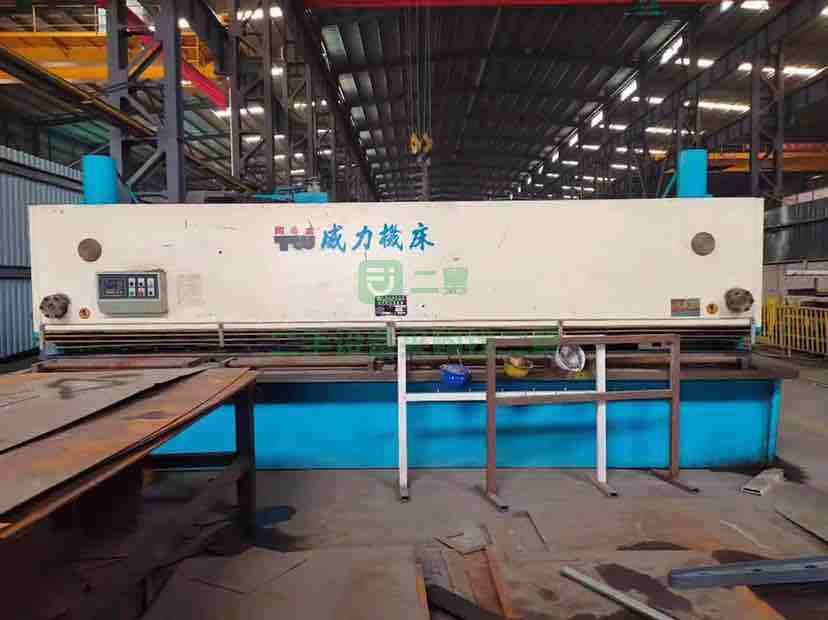 江西出售二手九成新的南通威力12-6000閘式剪板機