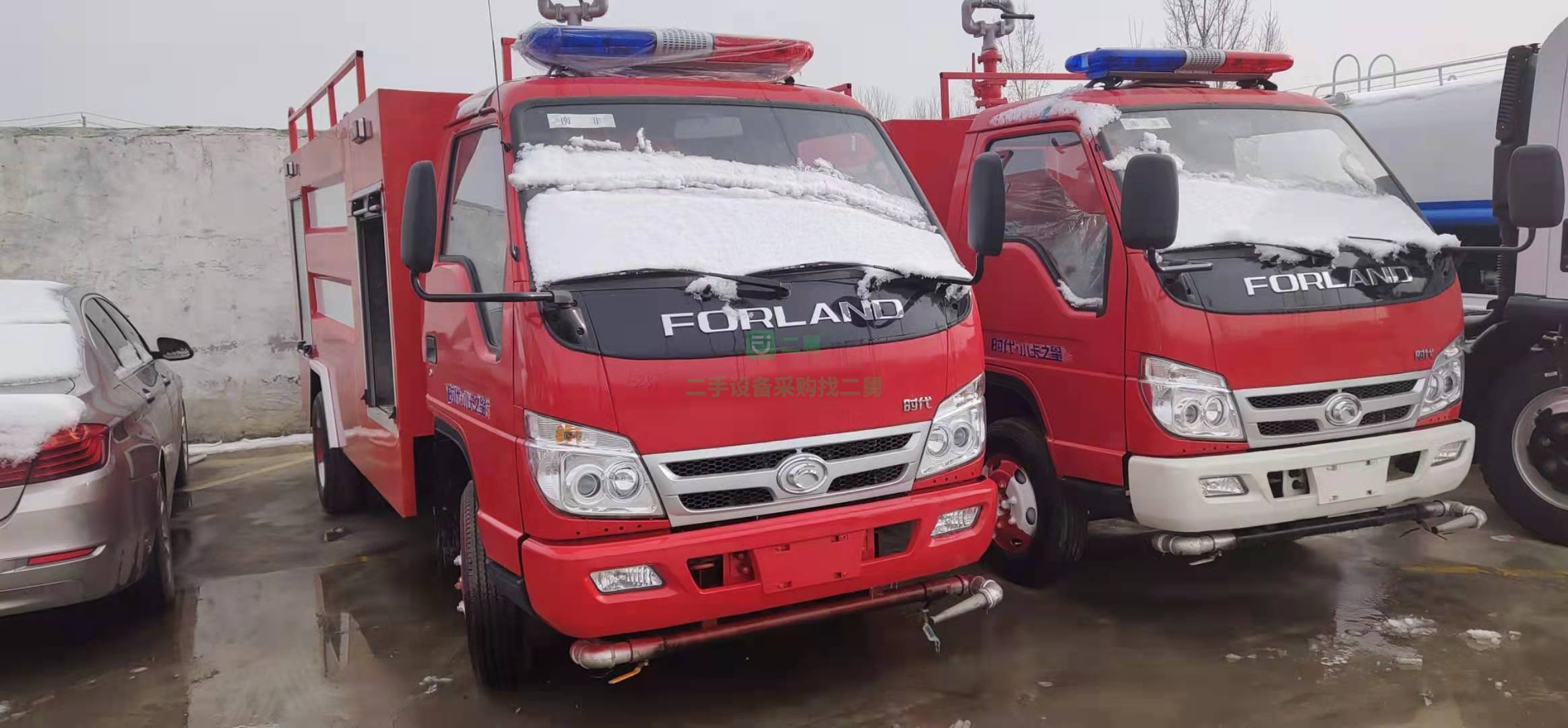 處理一臺5噸消防灑水車，價格便宜 先到先得