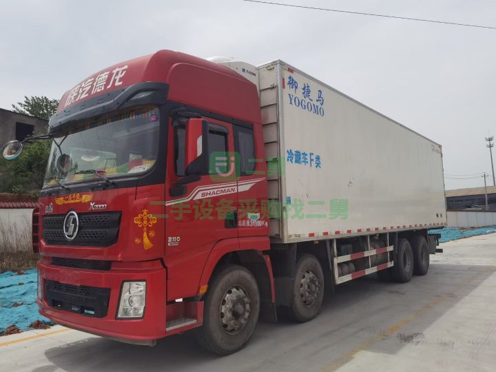 出售二手20年的德龍X3000冷藏車，460馬力濰柴發動機