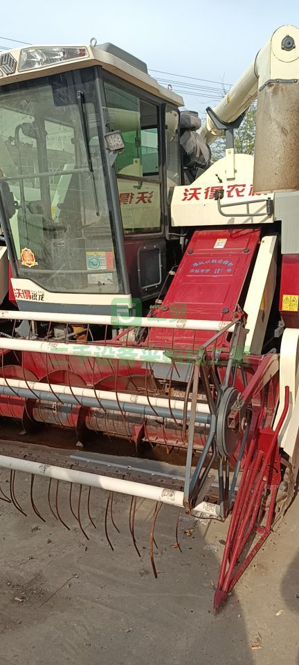 安徽出售二手八成新的沃得銳龍收割機