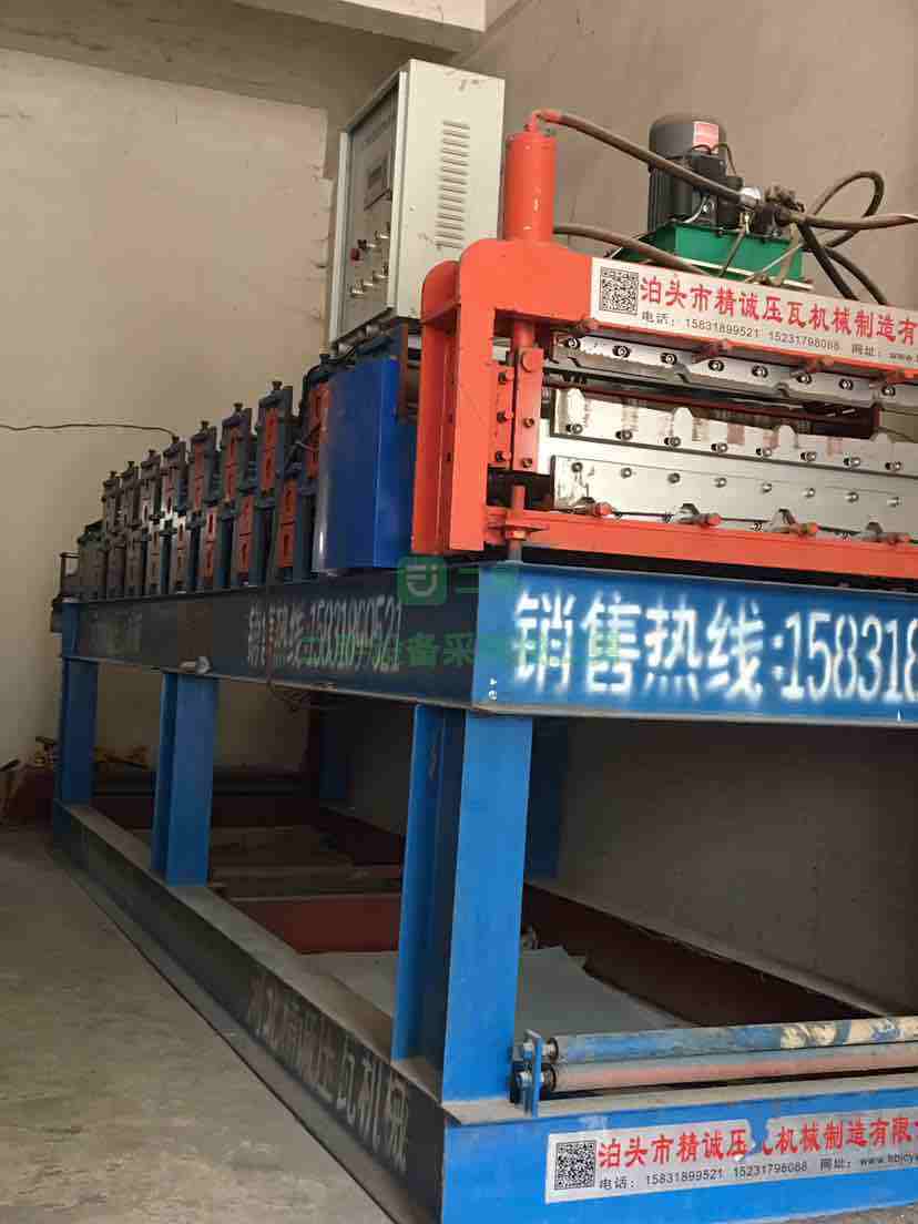 湖北出售二手的9成新90型雙層圧瓦機