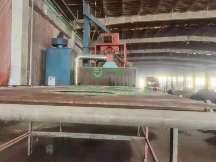 出售二手20年的江蘇通過式拋丸機3010，寬3米高1米