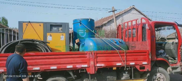 貴州出租二手九成新的37千瓦噴砂設備，37千瓦空壓