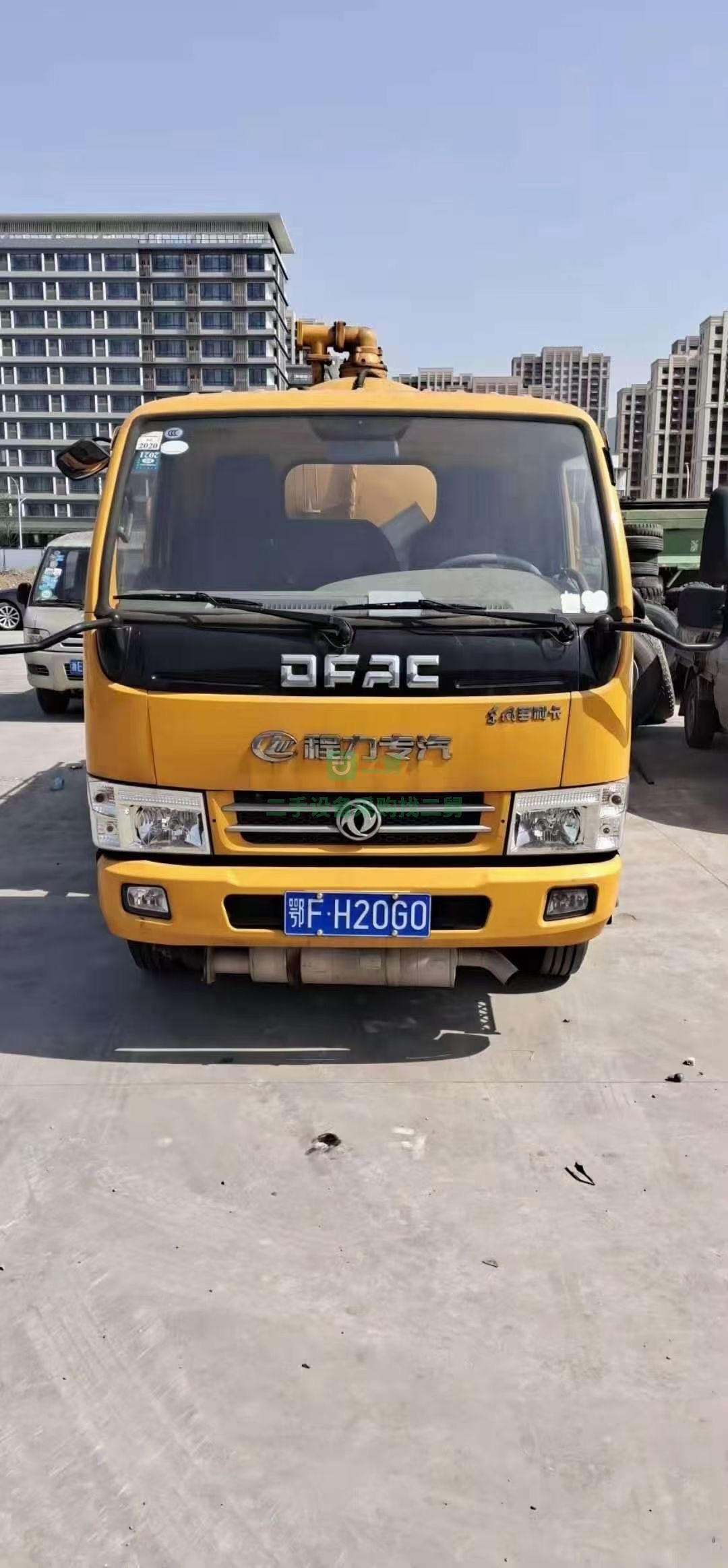 出售2019年3月的藍(lán)牌清洗吸污車115馬力170通潔清洗泵sk6水泵