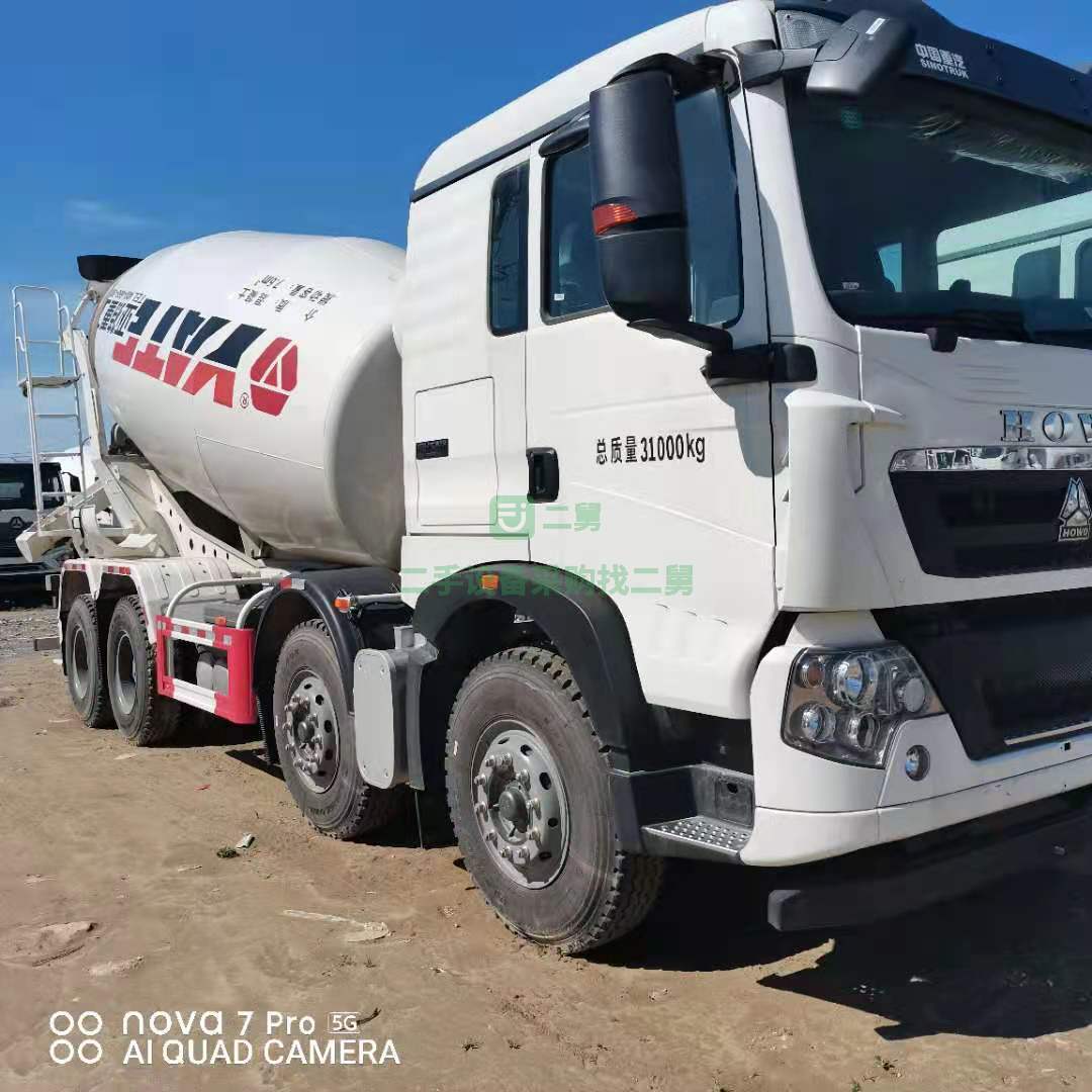 出售庫存新車豪沃TX340輕量化大12方攪拌車，亞特上裝