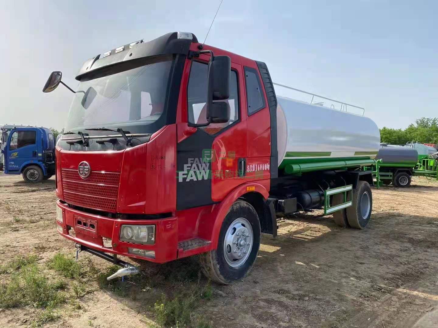 出售短軸距 新款解放J6底盤改裝12噸灑水車