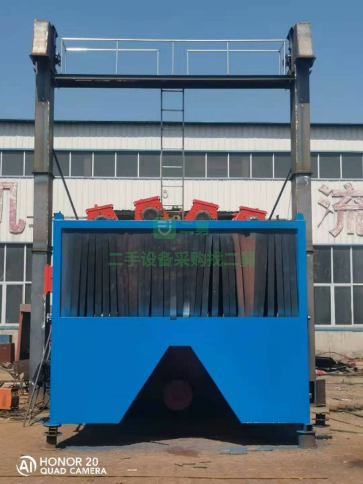 河北出售二手九成新的Q6930通過式拋丸清理機