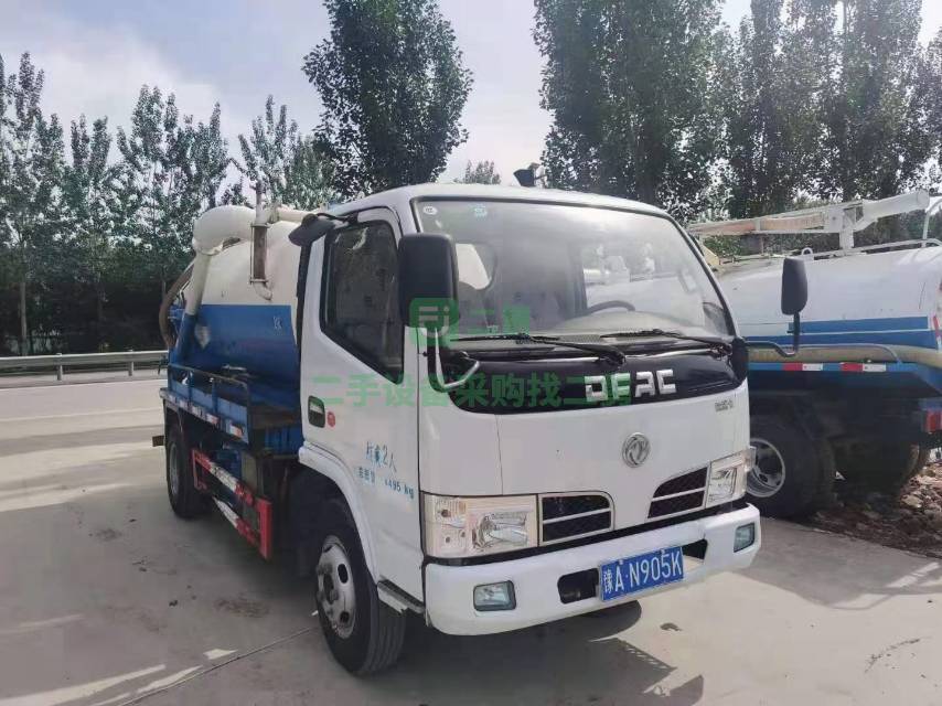 出售東風(fēng)福瑞卡二手五方全手續(xù)藍(lán)牌吸污車(chē)