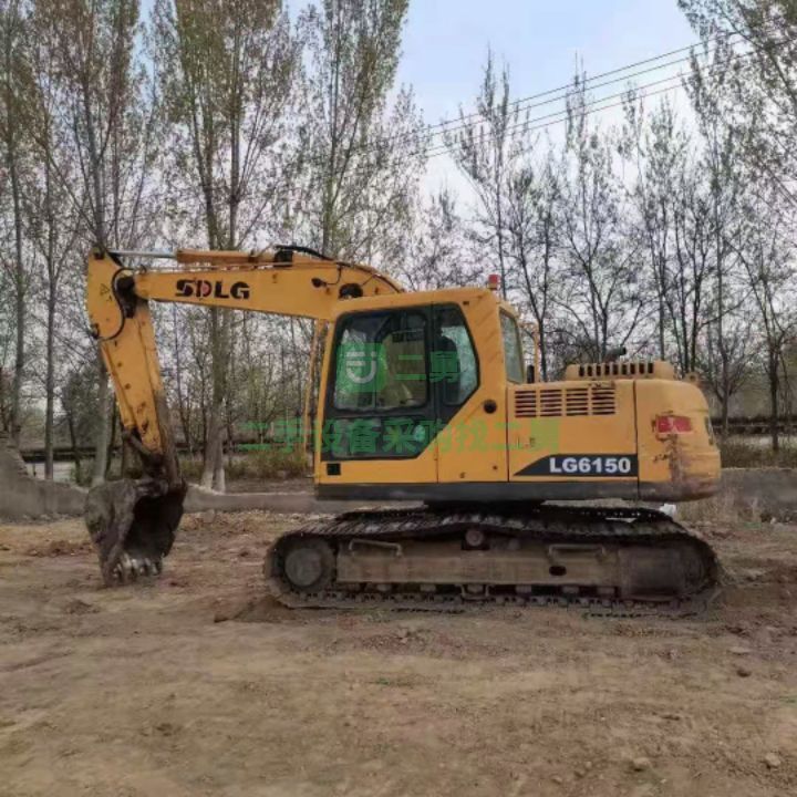 出售二手15年的臨工150挖掘機，全車原版，動作協調有力