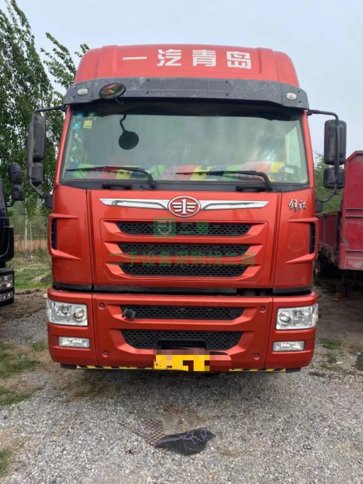 解放途V350馬力國五九米六前四后八高欄貨車