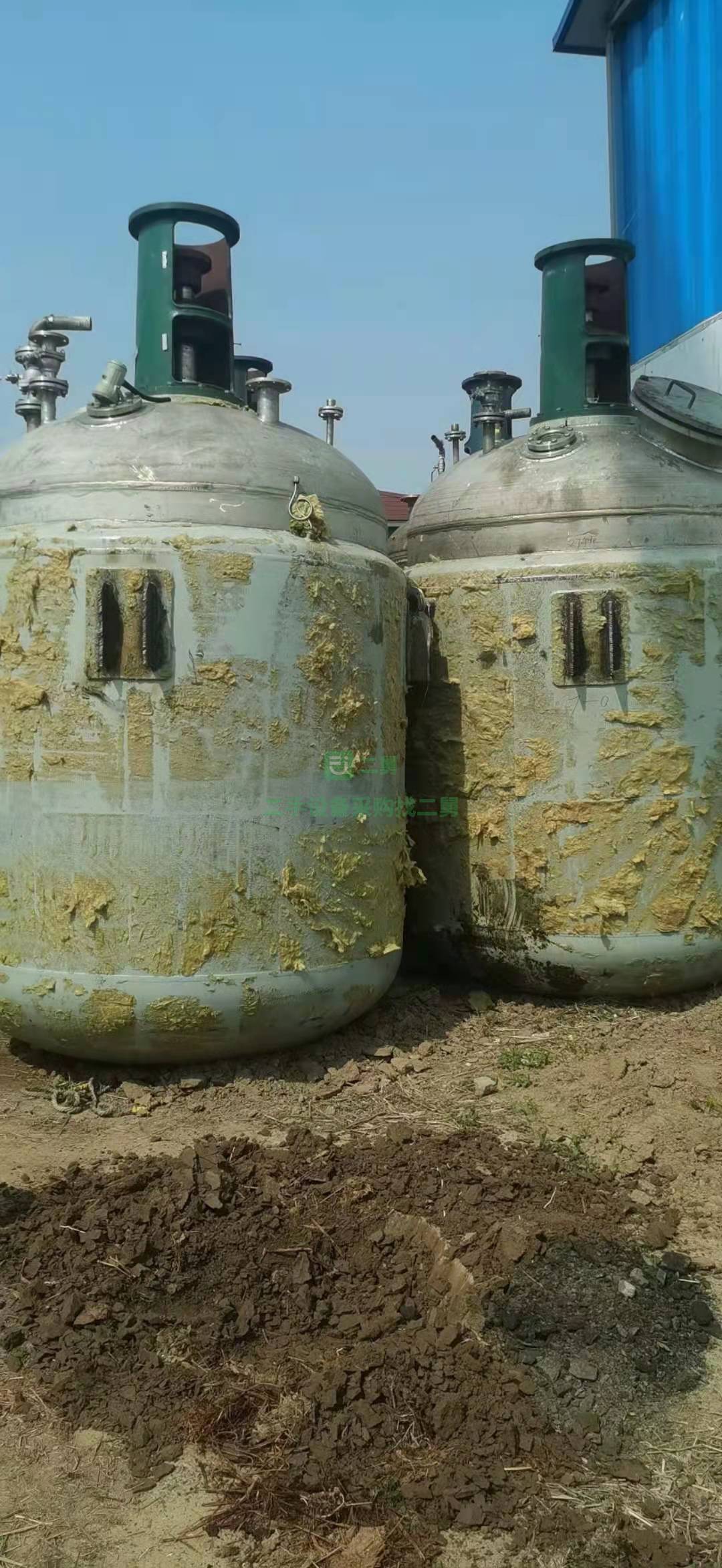 出售五噸搪瓷反應(yīng)釜，7.5防爆電機(jī)