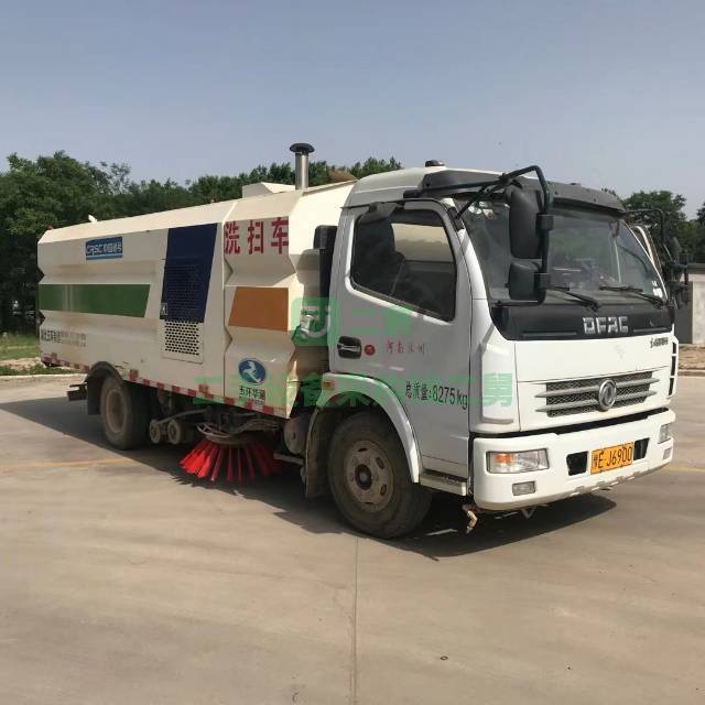 山東出售二手九成新東風多利卡8立方洗掃車