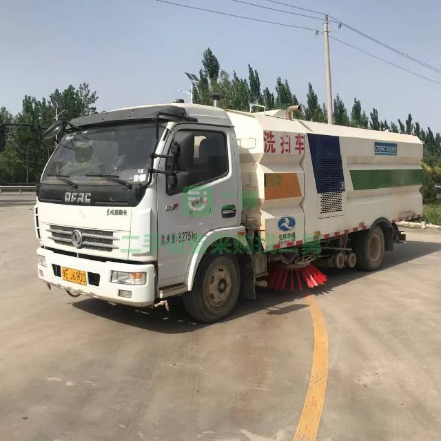 山東出售二手九成新東風多利卡8立方洗掃車