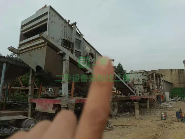 出售二手21年的山鑫1416移動破碎機