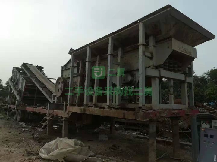 出售二手21年的山鑫1416移動破碎機