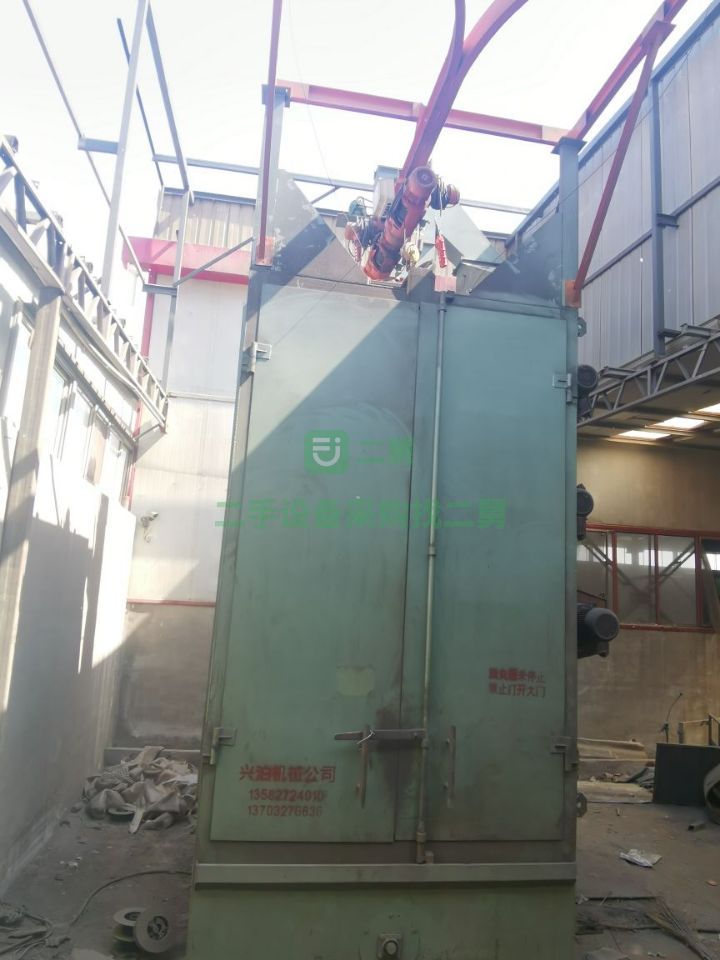 河北出售9成新興泊3720雙鉤一噸拋丸機(jī)