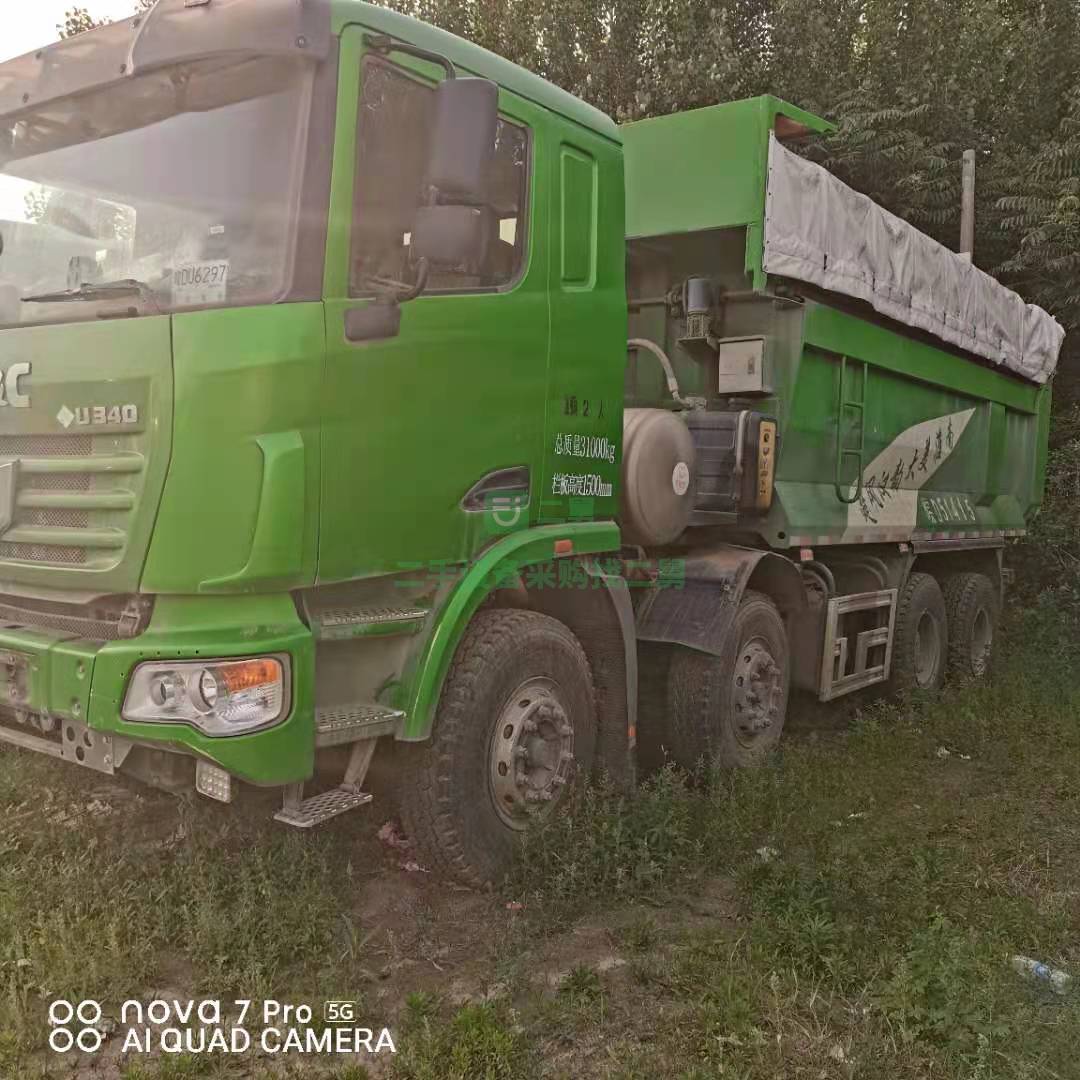出售一臺19年國五聯合LNG 燒氣車自卸車，法規版5.6米