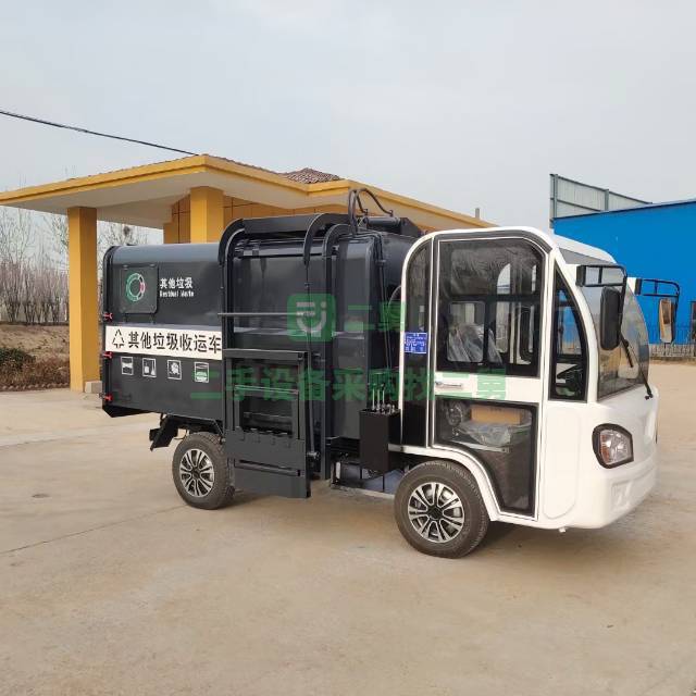 山東出售二手九成新的液壓尾板垃圾車