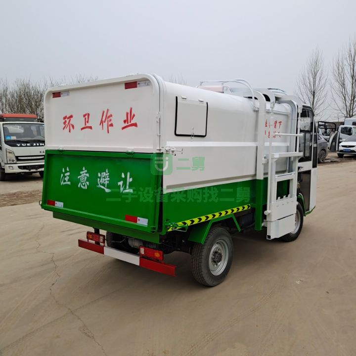 出售百事佳電動液壓掛桶垃圾車，液壓自卸車續航里程60公里以上