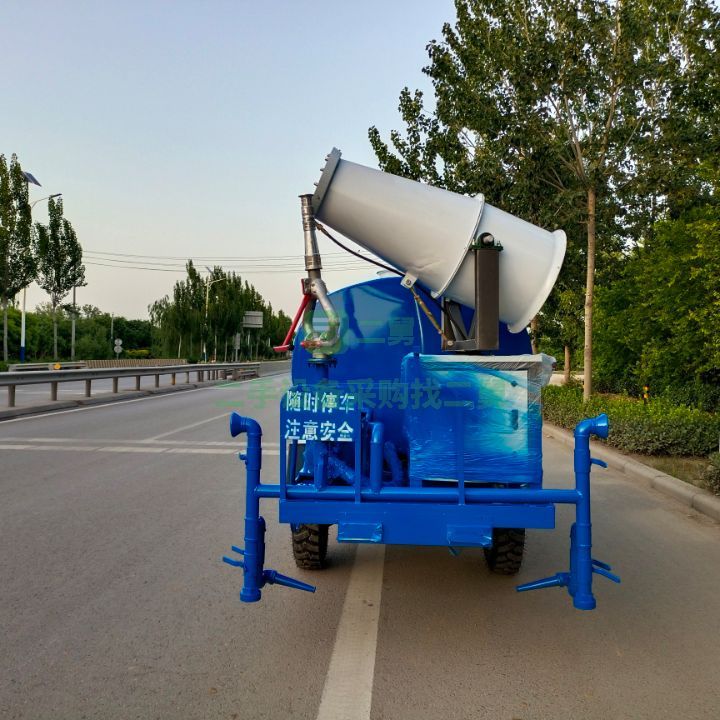 出售五風全封閉工地專用電輥式霧炮三輪灑水車