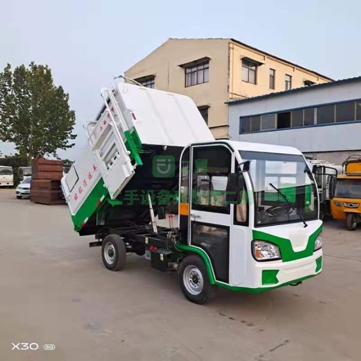 出售百事佳電動液壓掛桶垃圾車，液壓自卸車續航里程60公里以上