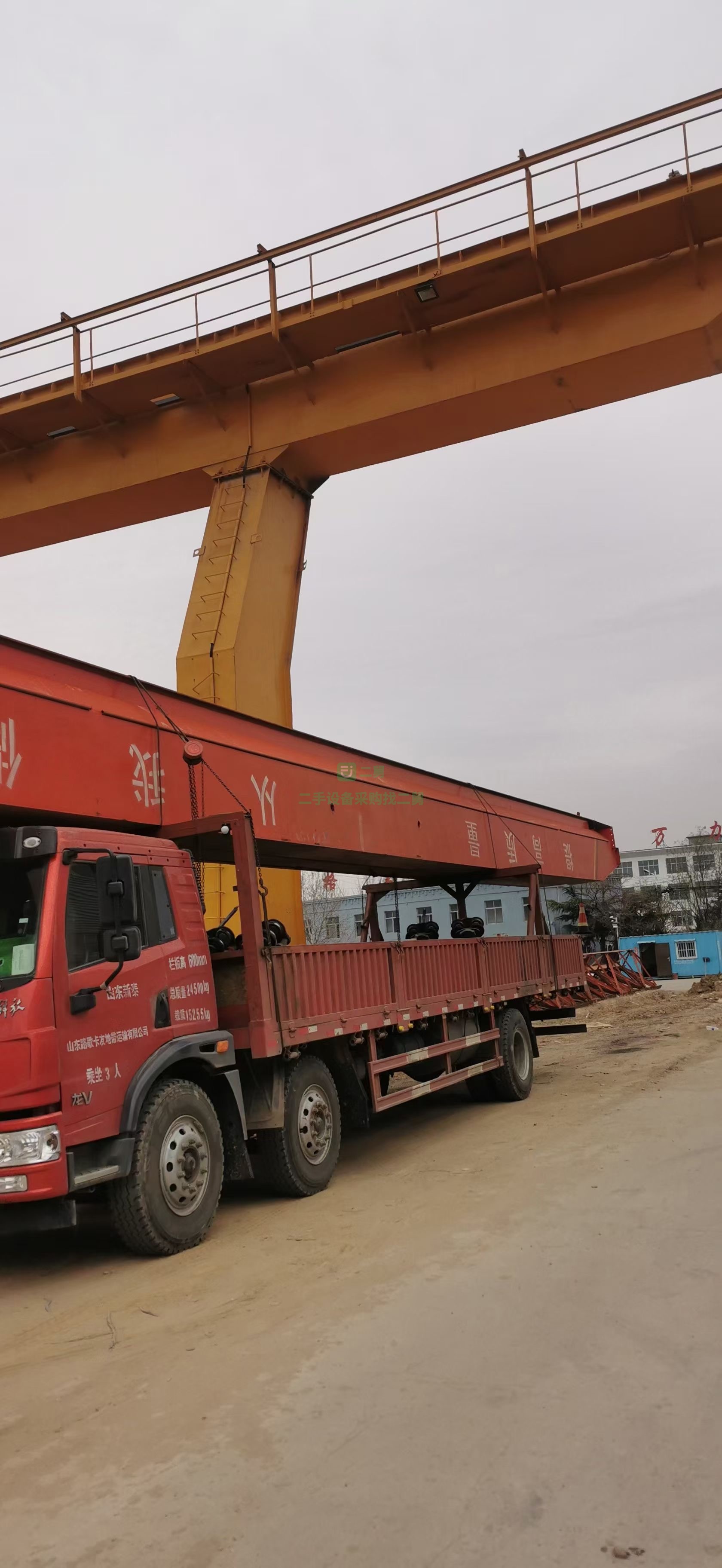 出售一臺10噸單梁起重機，跨度22.5米