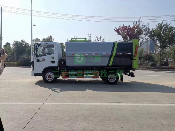 出售東風國六側裝壓縮垃圾車液壓后門