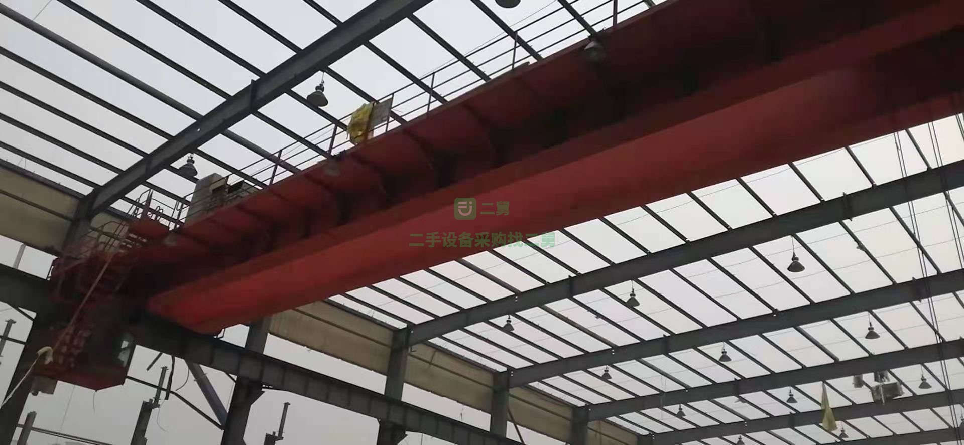 緊急低價處理一臺20噸QD雙梁橋式起重機，跨度28.5米