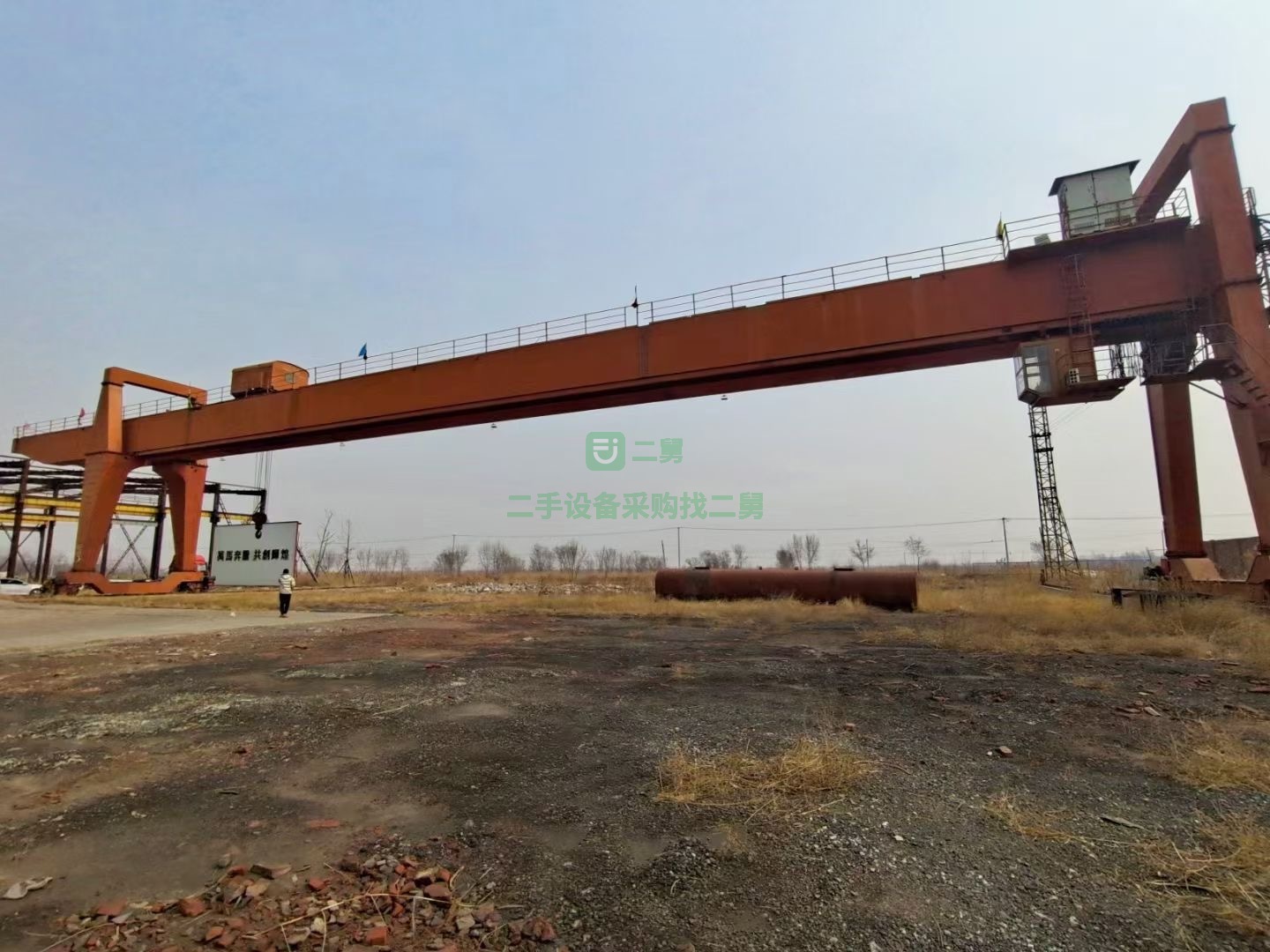 出售二手的20噸龍門吊內跨59.97米