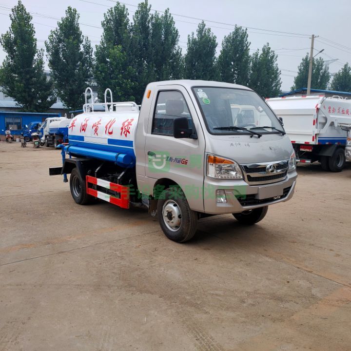 出售黑豹國六汽油六輪三立方灑水車藍牌免征車