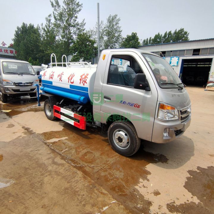 出售黑豹國六汽油六輪三立方灑水車藍牌免征車