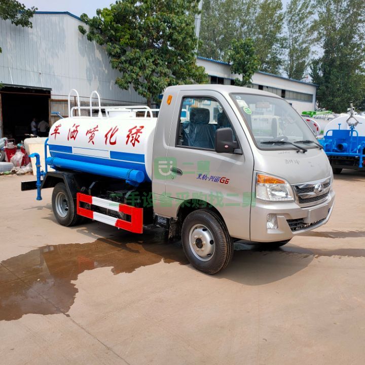 出售黑豹國六汽油六輪三立方灑水車藍牌免征車